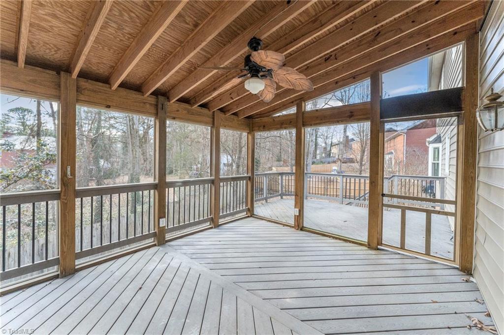 5401 Tower Road Greensboro, NC 27410 - Photo 19 of 21 Screened Deck