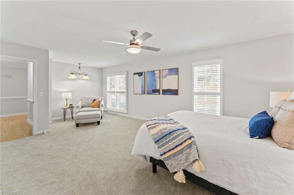 5401 Tower Road Greensboro, NC 27410 - Photo 10 of 21 Primary bedroom featuring a reading nook