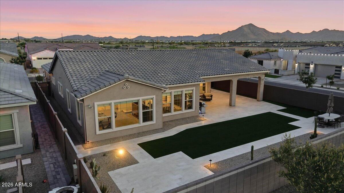 22608 East Stacey Road Queen Creek, AZ 85142 - Photo 63 of 83 a view of a house with a terrace view