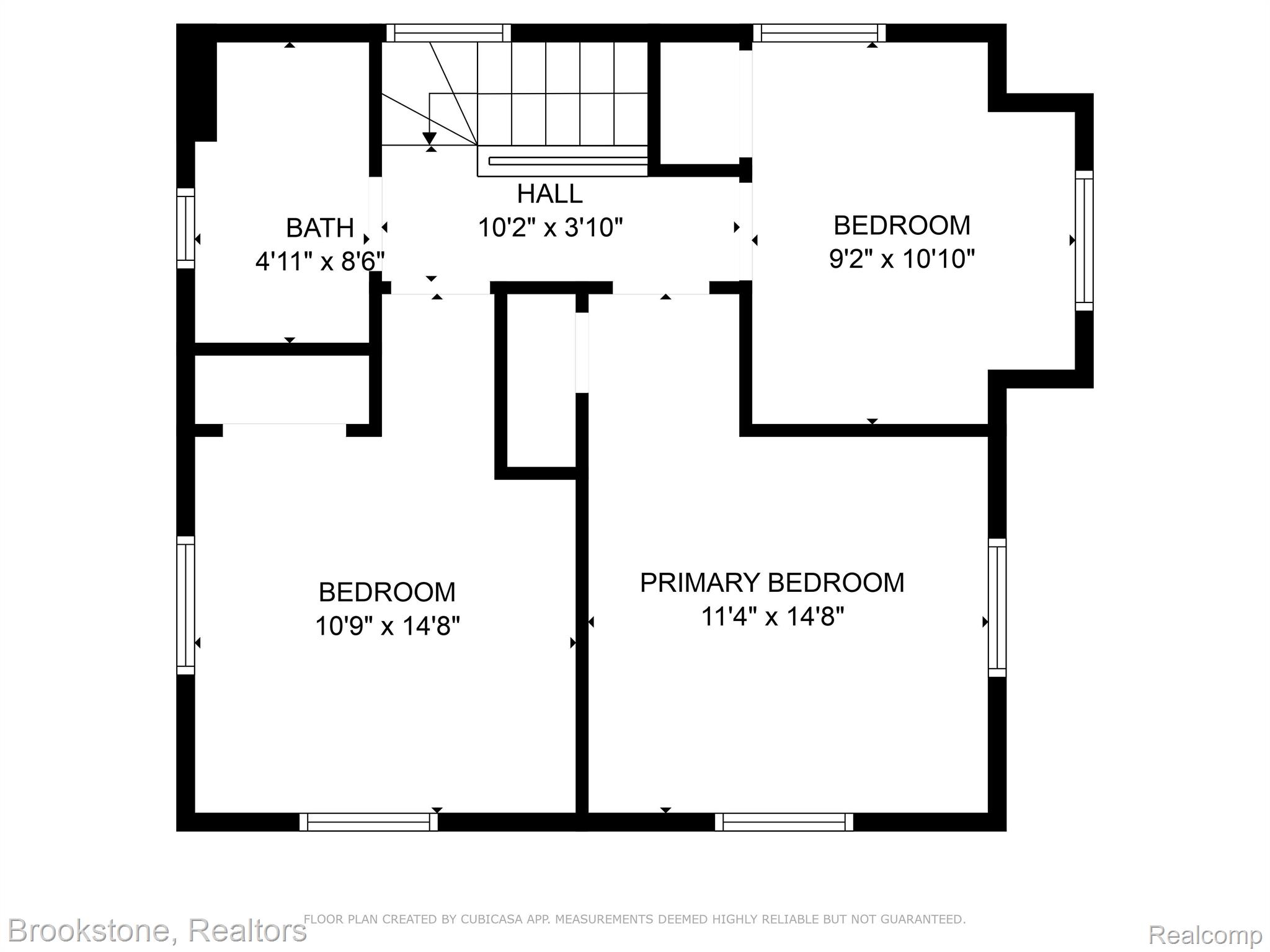 704 Perry Street Pontiac, MI 48342 - Photo 30 of 31 2nd floor layout