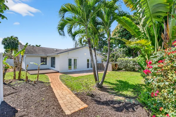 a house that has a tree in it