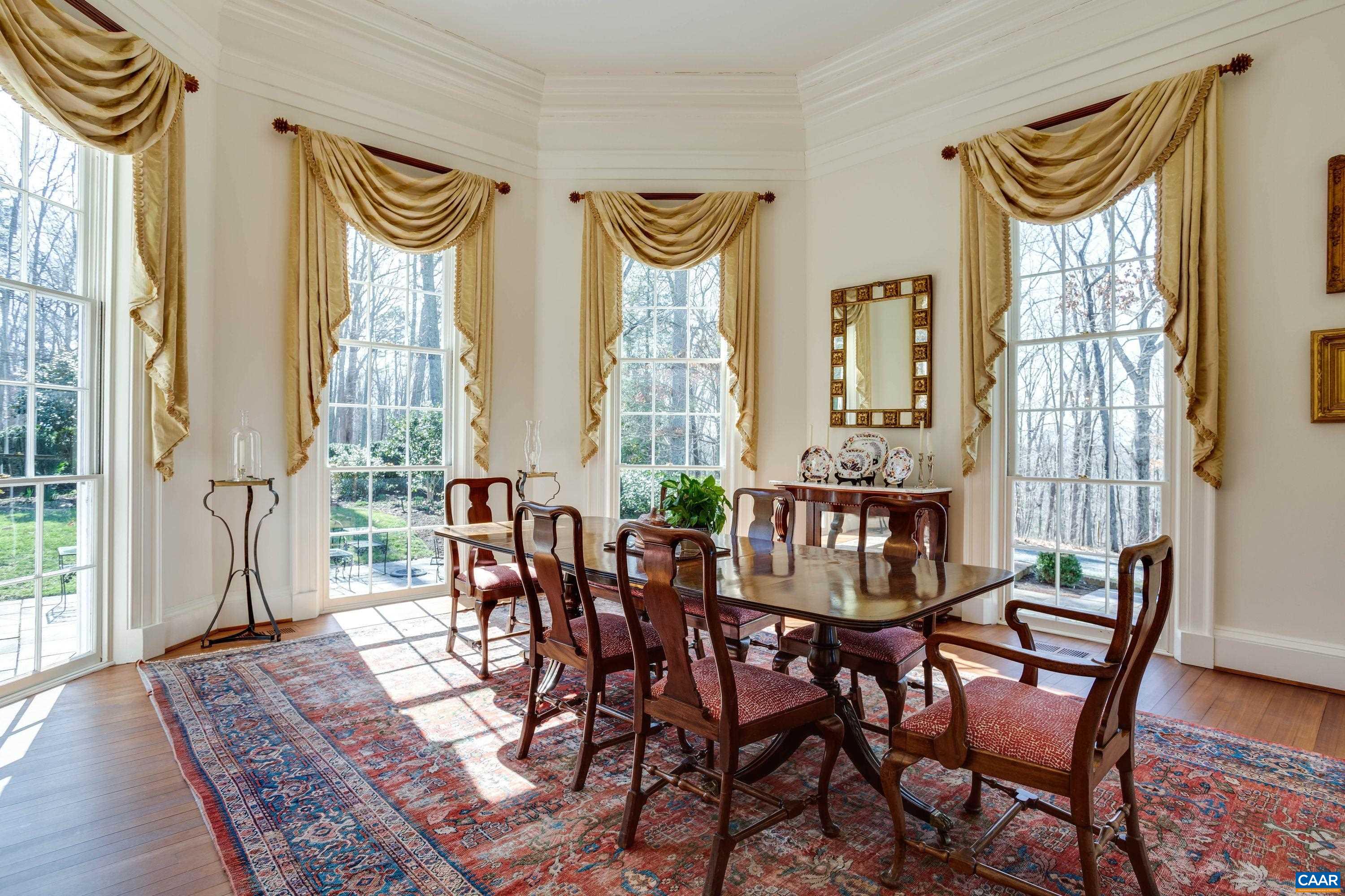 1790 Lambs Road Charlottesville, VA 22901 - Photo 9 of 53 a view of a dining room with furniture and windows