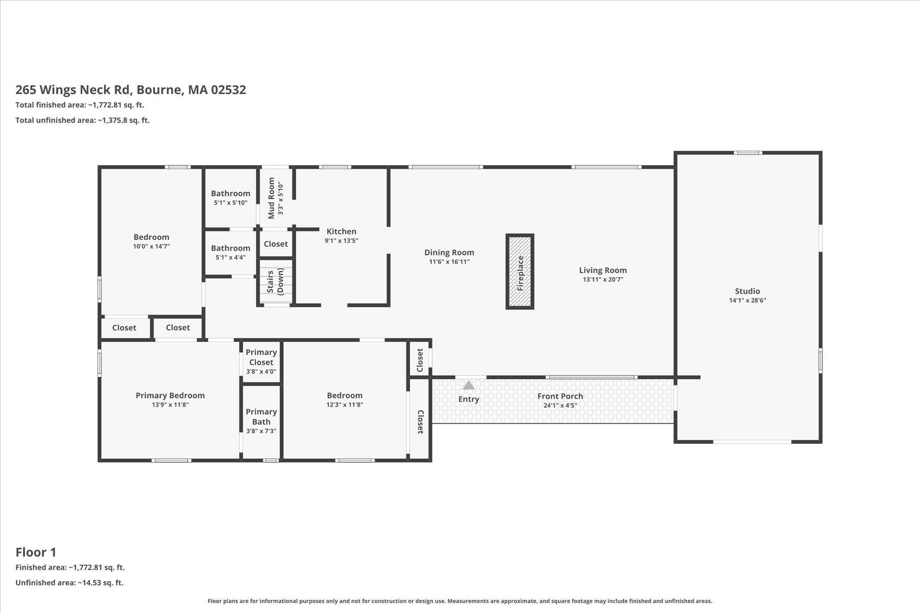 265 Wings Neck Road Pocasset, MA 02559 - Photo 25 of 41 002-Floor-1 - Copy