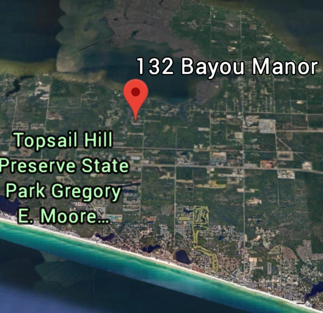 132 Bayou Manor Road Santa Rosa Beach, FL 32459 - Photo 25 of 28 areial1
