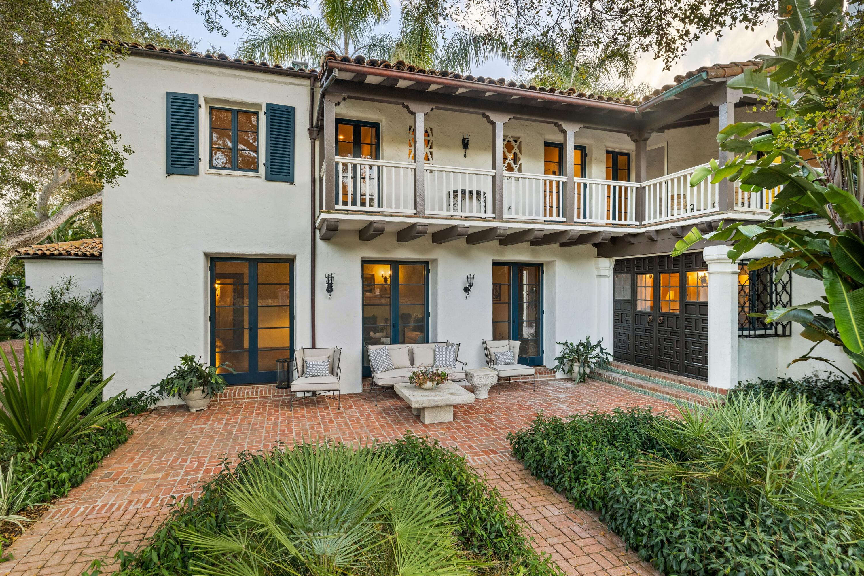1284 Mesa Road Montecito, CA 93108 - Photo 24 of 26 a front view of a house with a yard