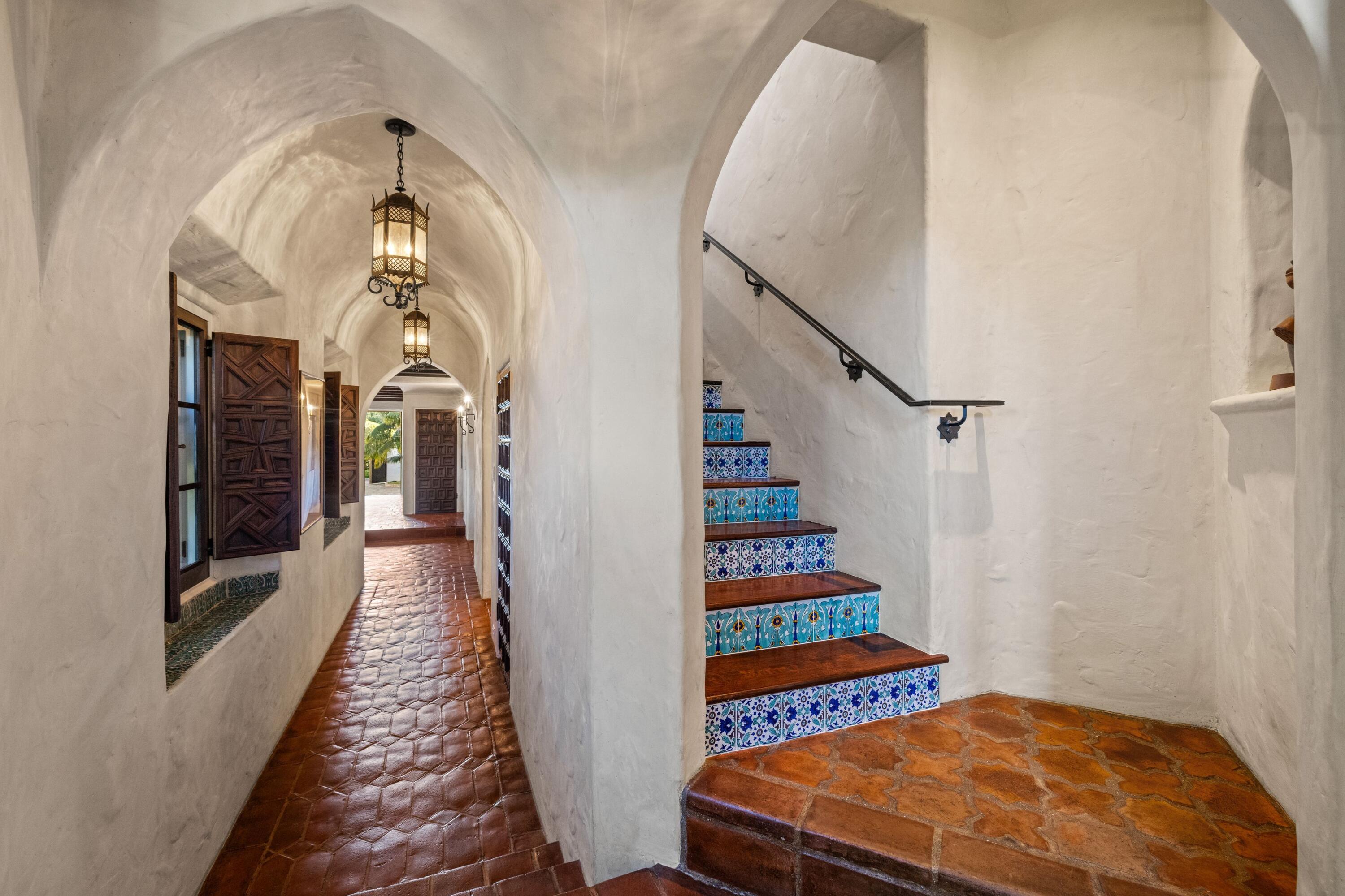1284 Mesa Road Montecito, CA 93108 - Photo 4 of 26 a view of an entryway with staircase