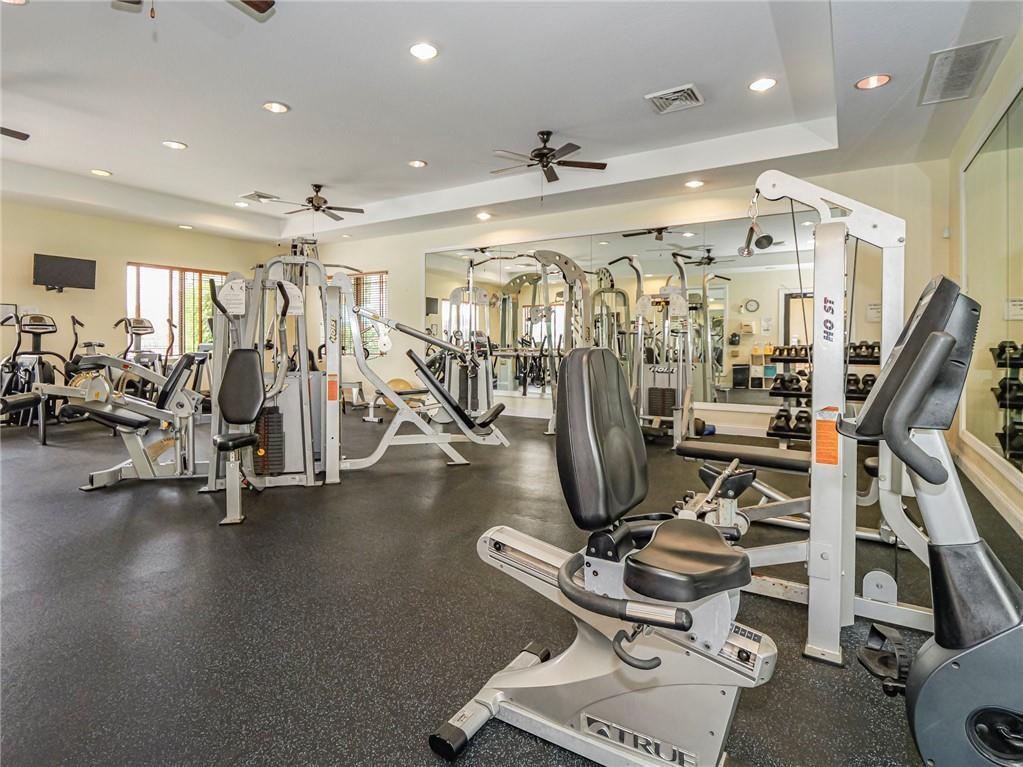 1931 Grey Falcon Circle Southwest Vero Beach, FL 32962 - Photo 27 of 36 a view of a room with gym equipment