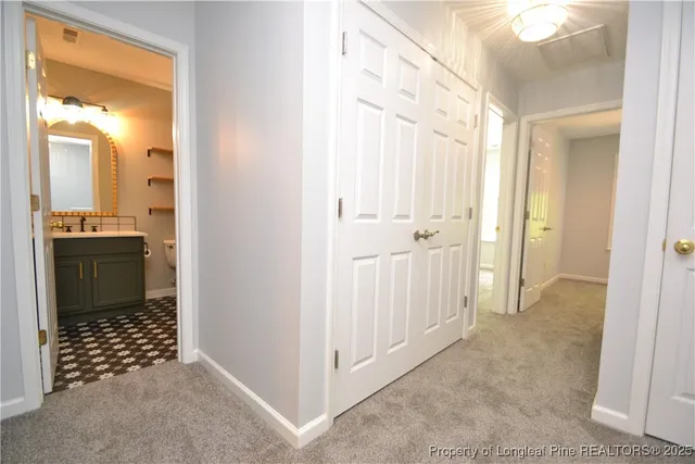 a view of a bathroom with a sink
