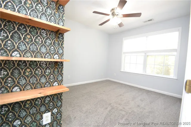 a view of a wooden door