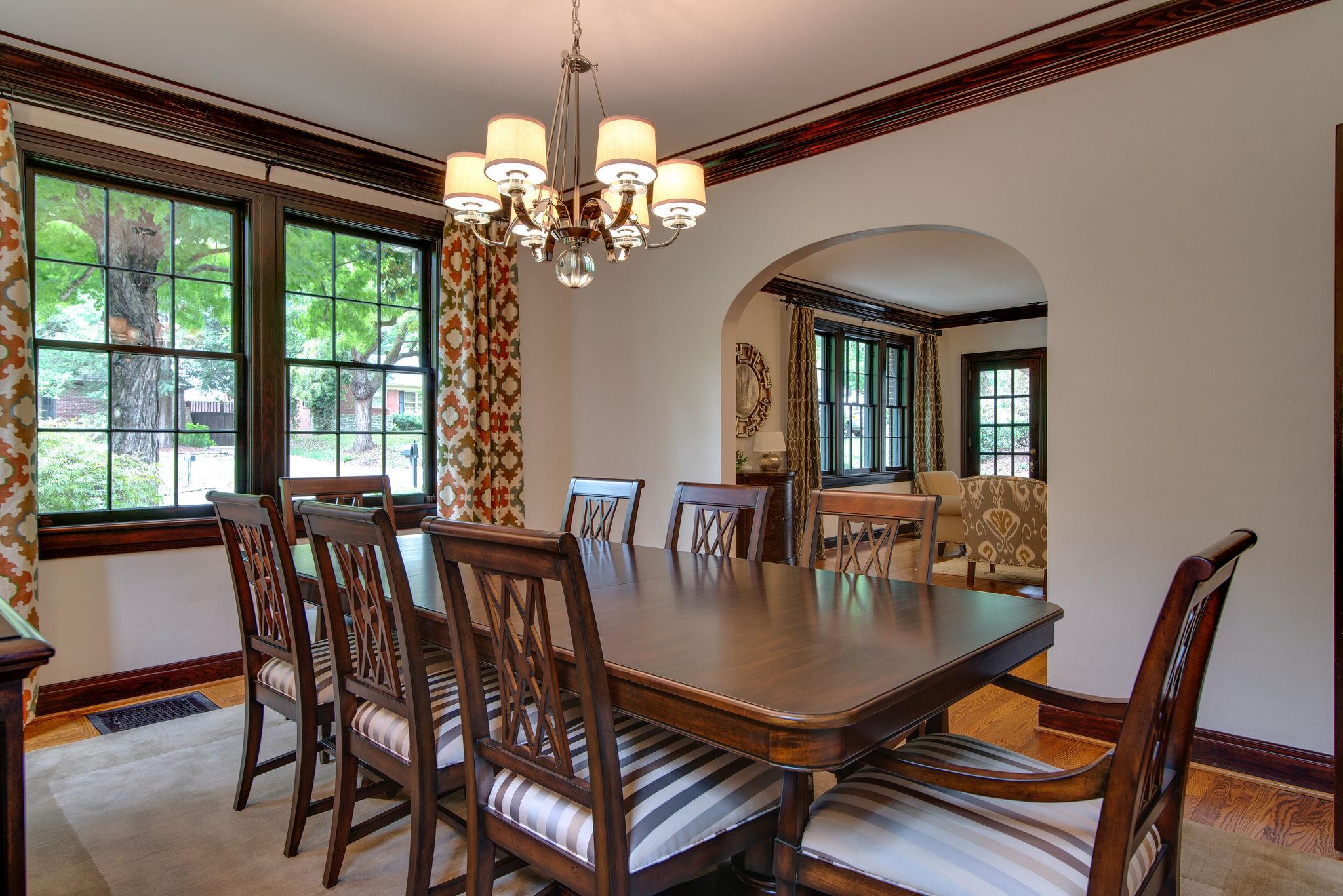 113 Mockingbird Road Nashville, TN 37205 - Photo 7 of 30 a view of a dining room with furniture window and outside view