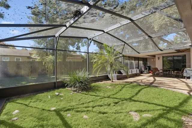 a view of a house with a big yard