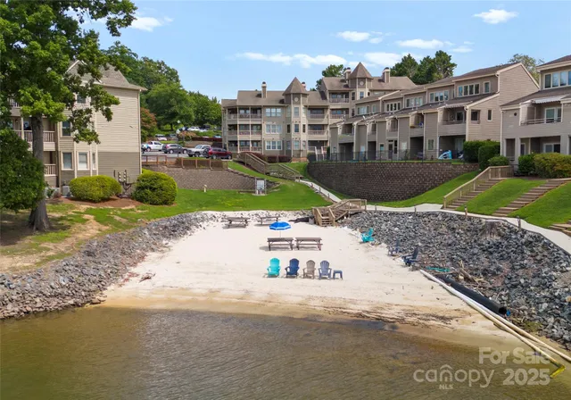 a view of a city with tall buildings