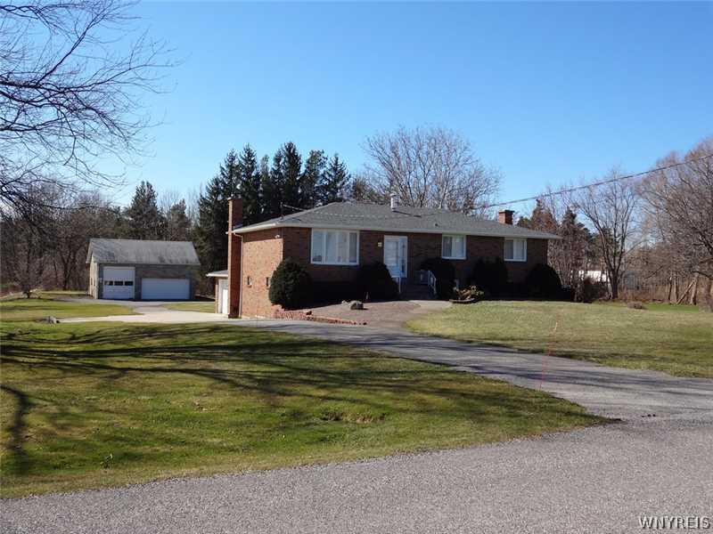 S774 4 Rod Road Alden, NY 14004 - Photo 1 of 1 Exterior Front. ALL BRICK CUSTOM BUILT RANCH! 1.4