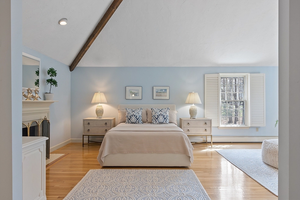 24 Greybirch Road Andover, MA 01810 - Photo 23 of 42 a bedroom with bed and a large window