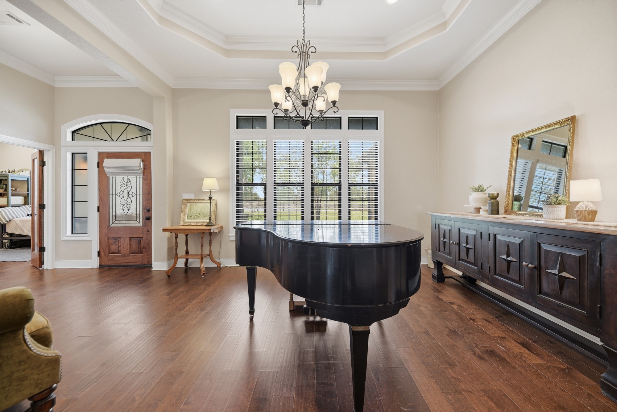 2245 Strangmeier Road Brenham, TX 77833 - Photo 2 of 40 A 2016-built home bursting with natural light, stained wood and stone touches.