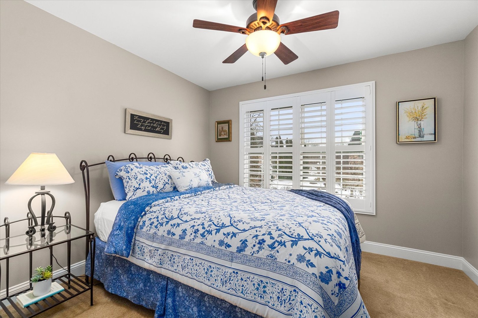 3819 Capri Court Naperville, IL 60564 - Photo 19 of 37 a bedroom with a large bed and a window