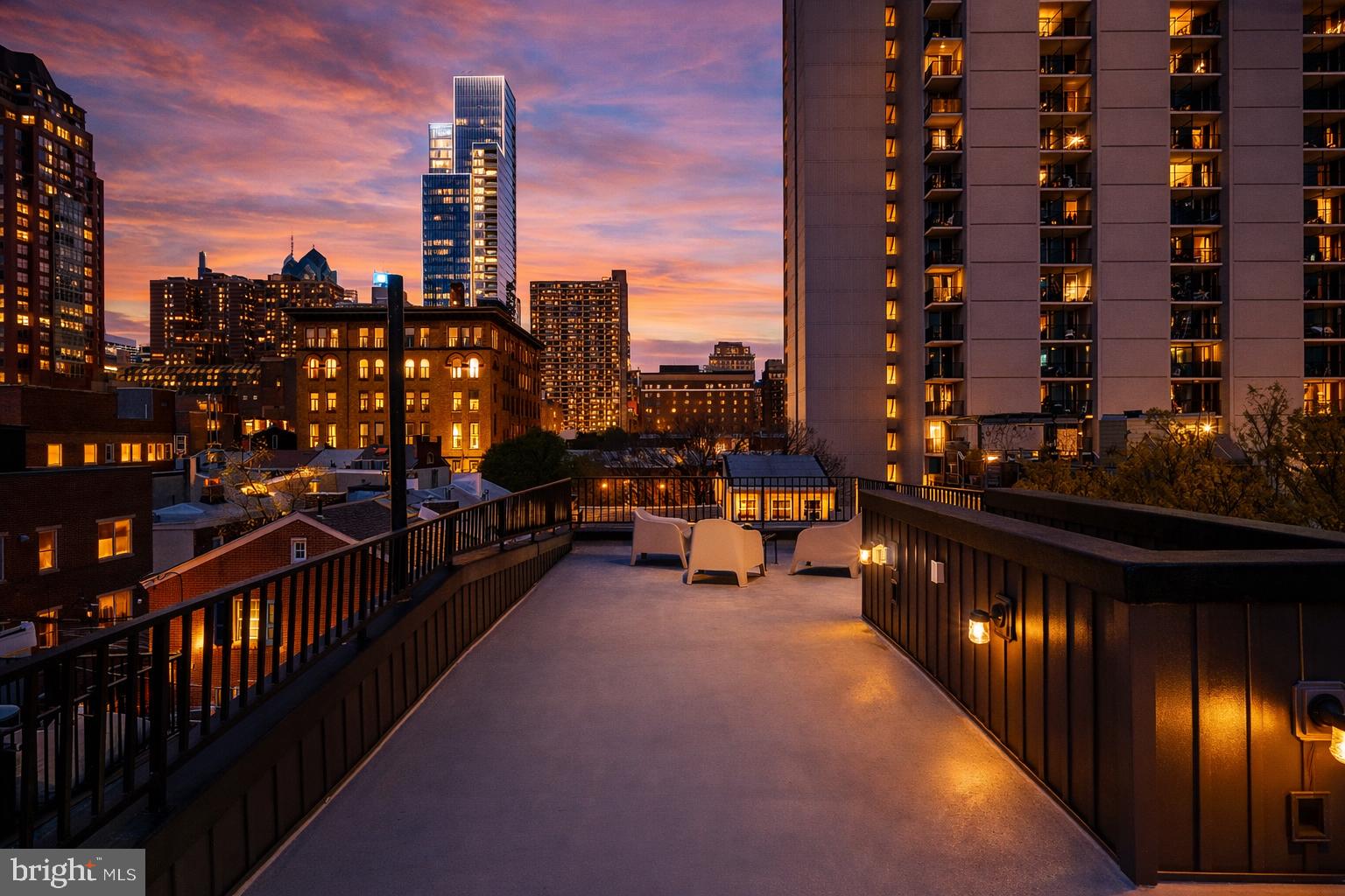 1322 Rodman Street Philadelphia, PA 19147 - Photo 4 of 38 a terrace with outdoor seating and city view