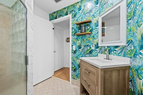 a room with storage and utility