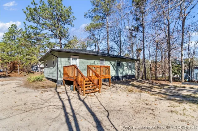 a view of outdoor space with seating area