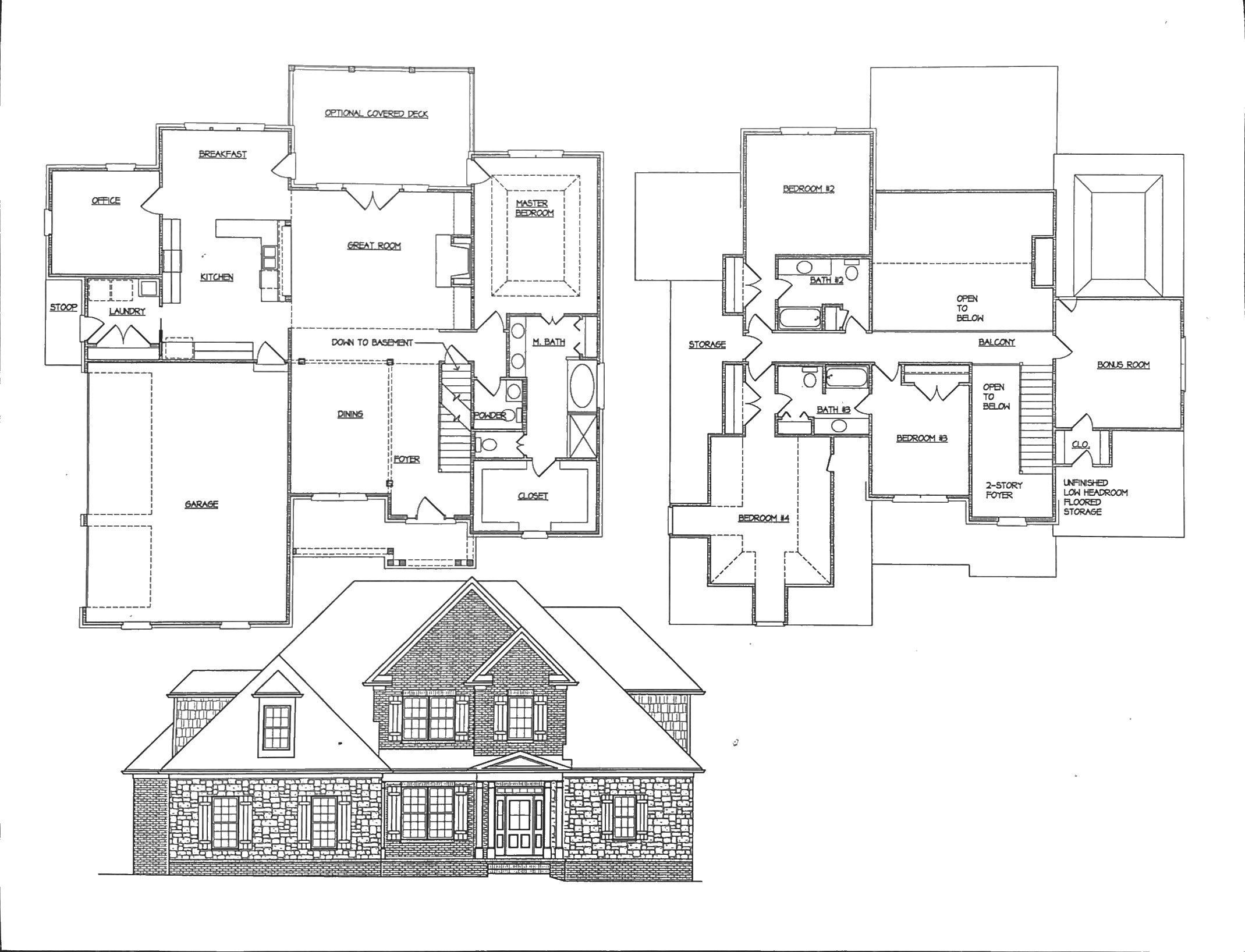 2101 Mystic Ridge Road Knoxville, TN 37922 - Photo 2 of 2 Floor Plan Sketch