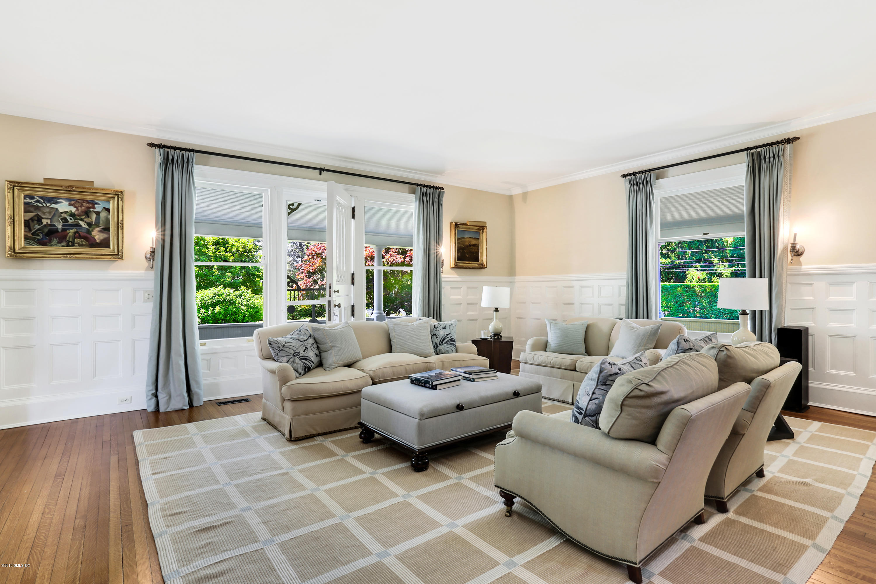96 Club Road Riverside, CT 06878 - Photo 14 of 33 a living room with furniture and a large window