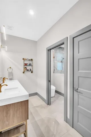 a view of a balcony with an outdoor space