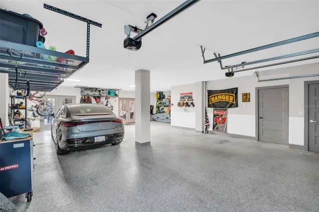 a picture of a bench in a building