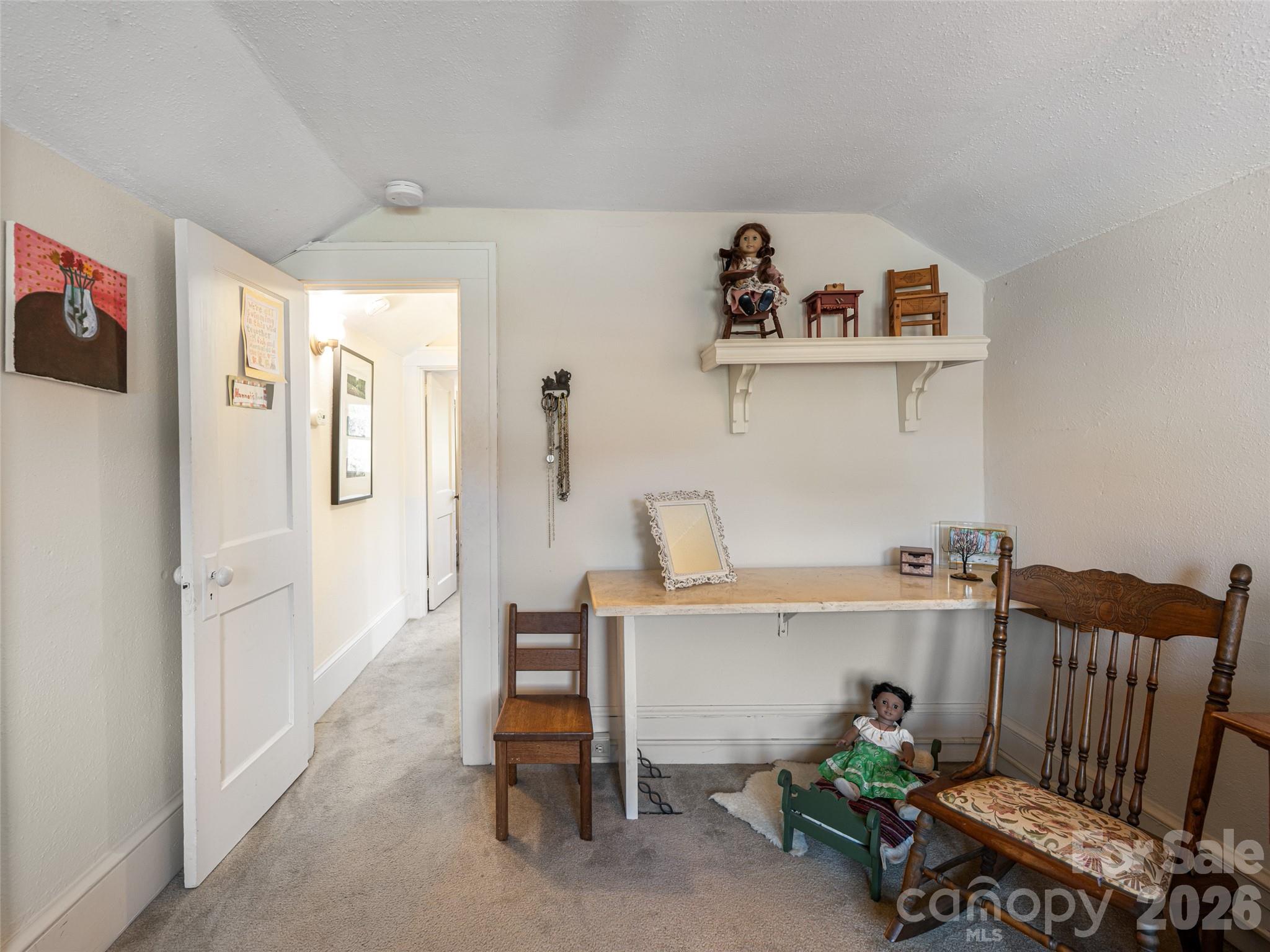 352 Justice Ridge Road Candler, NC 28715 - Photo 31 of 48 a room with furniture a rug and a closet