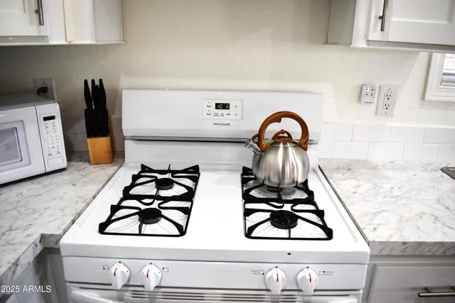 a living room with a large window