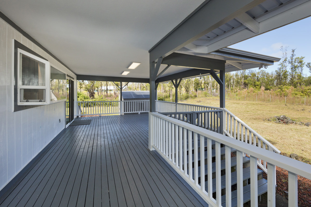 11-2420 Ohialani Road Mountain View, HI 96771 - Photo 5 of 30 a view of porch with wooden floor