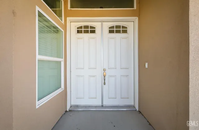 a view of front door
