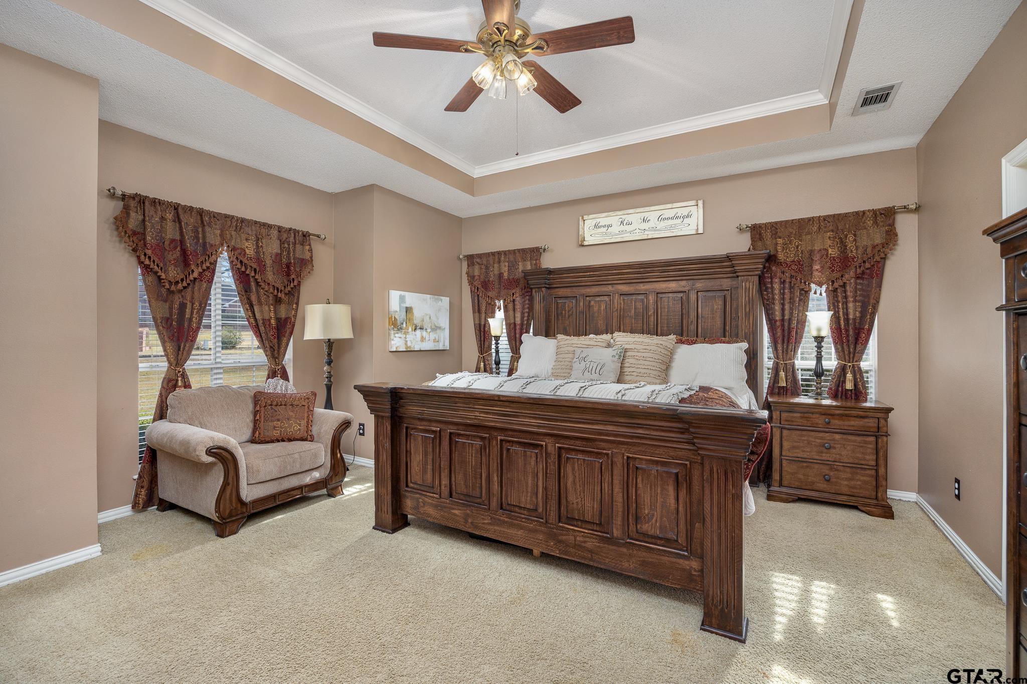 18344 Springmill Court Flint, TX 75762 - Photo 23 of 45 a bed room with furniture and window