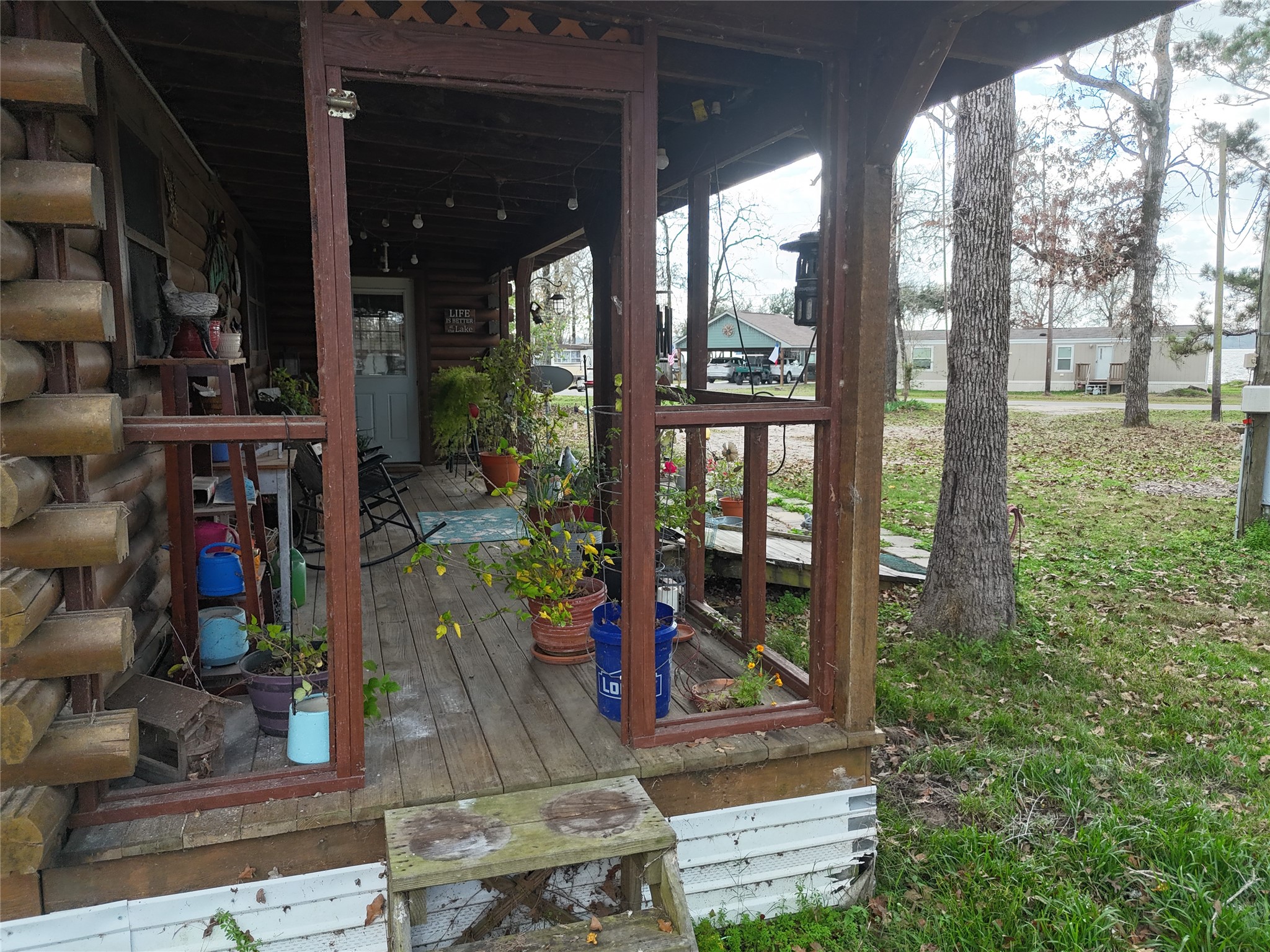 290 Armadillo Road Trinity, TX 75862 - Photo 28 of 28 Back porch with Great Lake view
