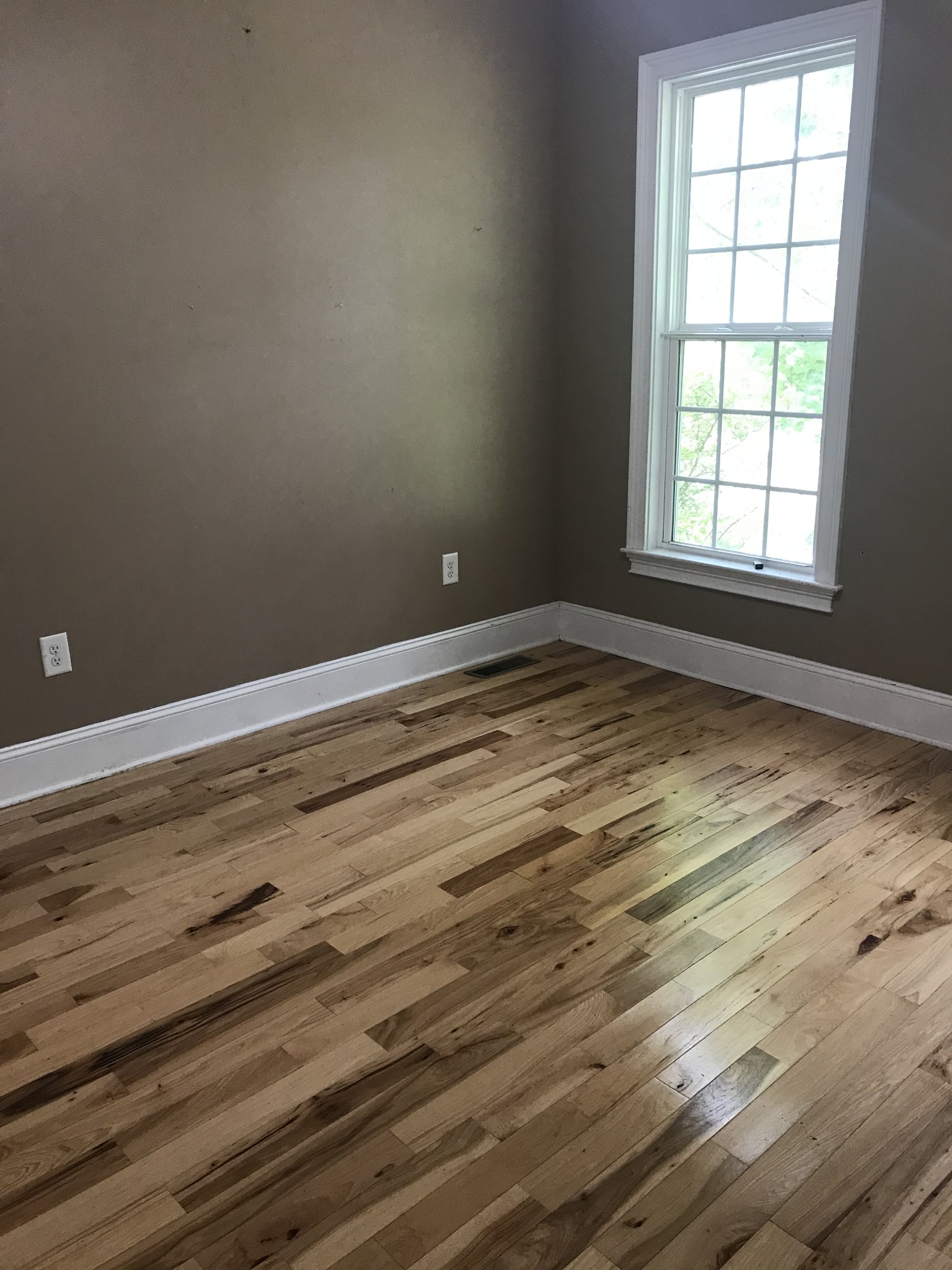 204 Revilo Road Leoma, TN 38468 - Photo 16 of 19 a view of an empty room with wooden floor and a window