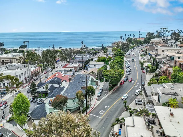a view of city and ocean