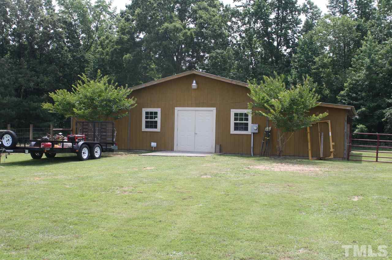 385 Huford Harris Road Spring Hope, NC 27882 - Photo 21 of 25 This spacious barn and workshop provides an area for storage as well as working on endless projects. There is both water and electricity for the building along with a window unit for comfort. Barn could be remodeled to add stalls for horses.
