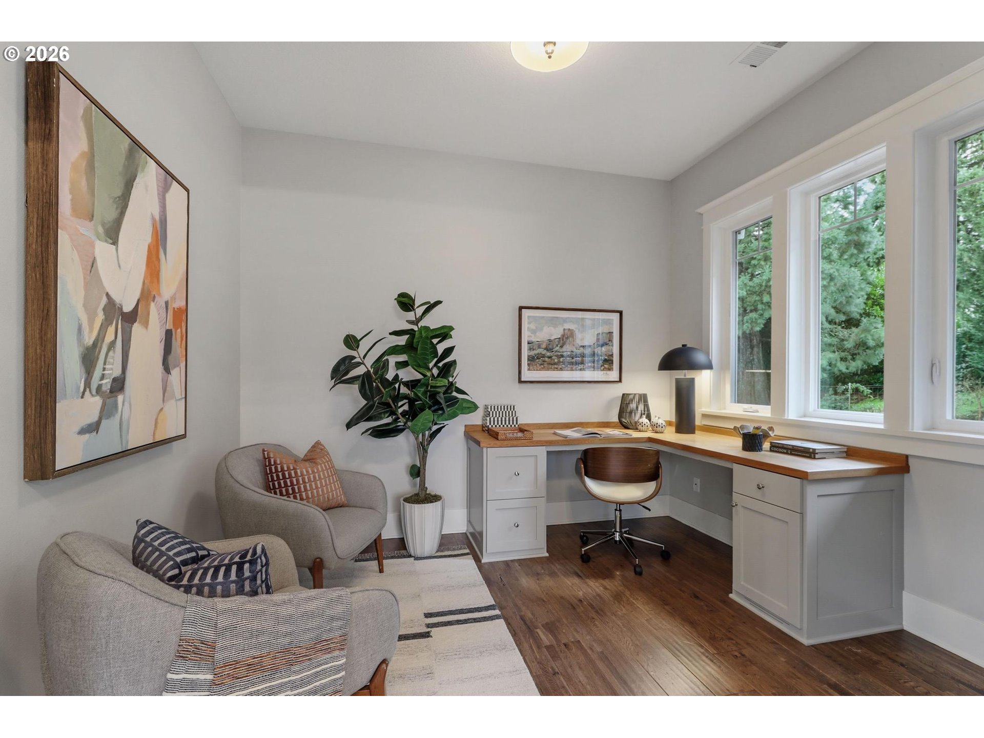 23875 Southwest Newland Road Wilsonville, OR 97070 - Photo 12 of 40 a living room with furniture and a large window