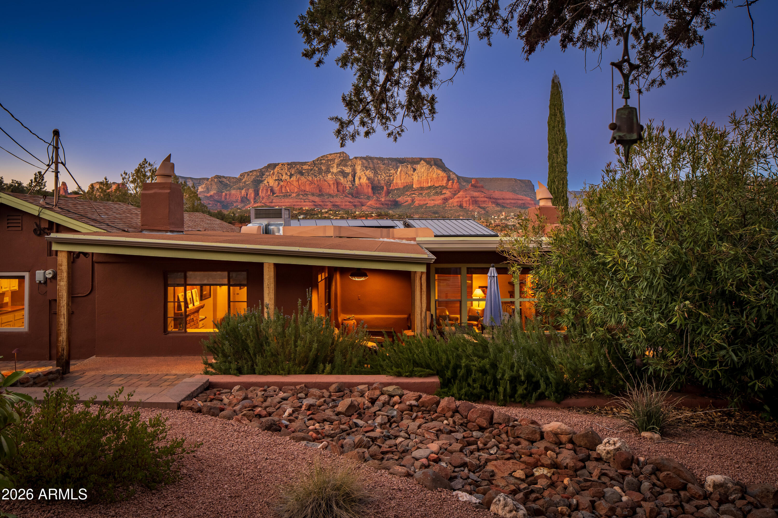 0 Brewer Road Sedona, AZ 86336 - Photo 24 of 67 Twilight view - Main House
