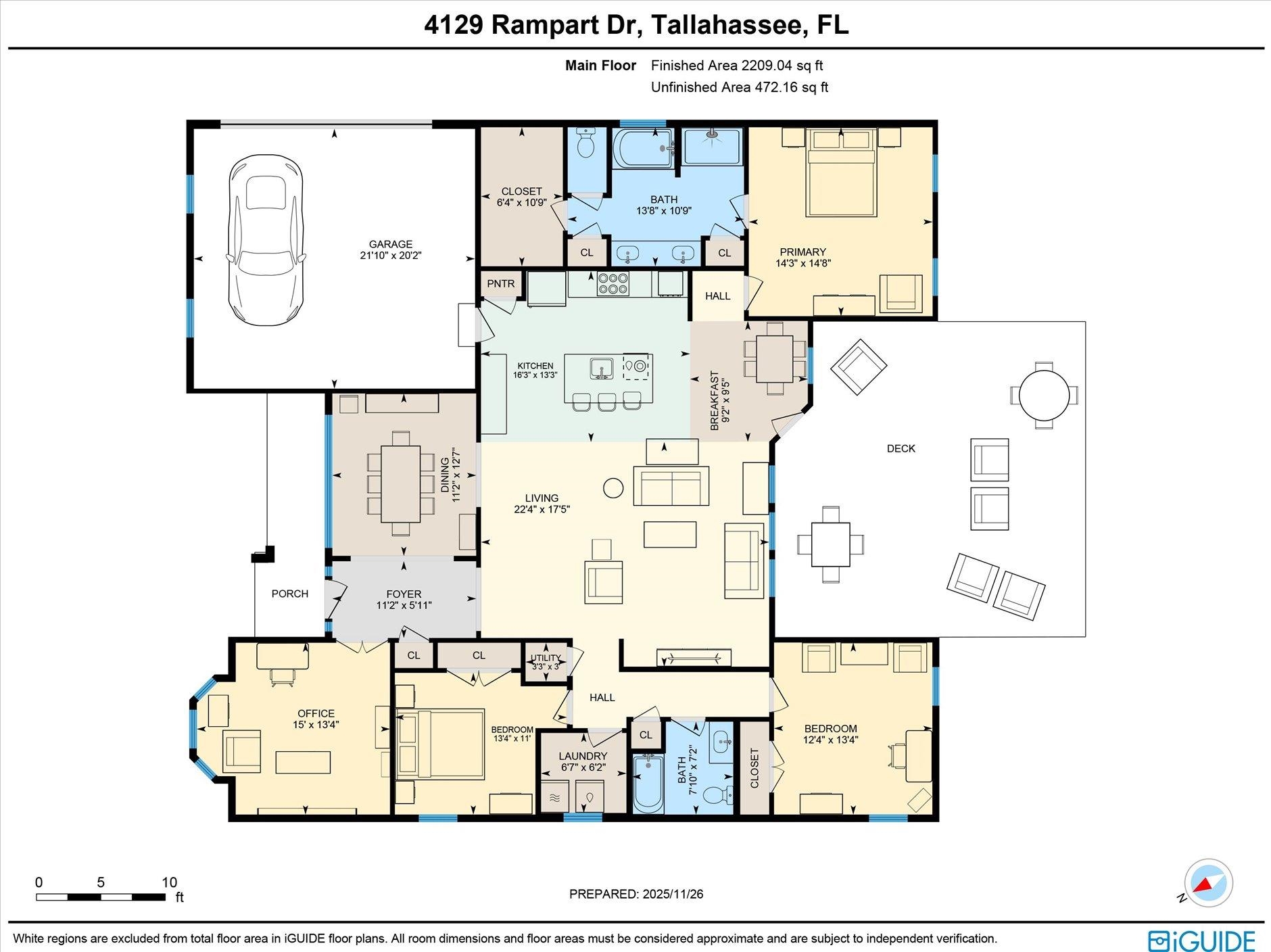 4129 Rampart Drive Tallahassee, FL 32317 - Photo 62 of 68
