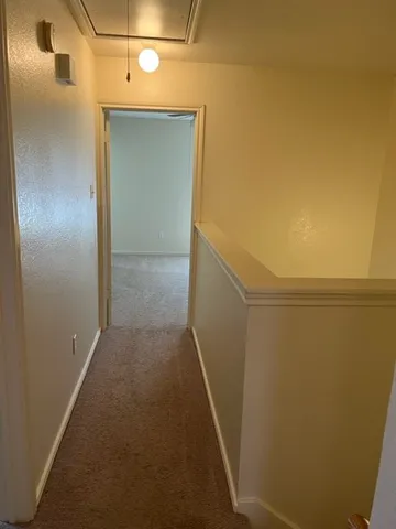 a view of a room with door