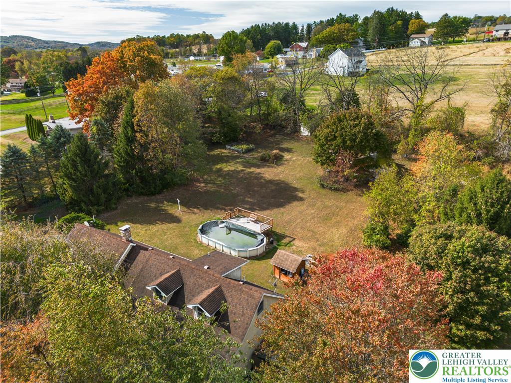 390 Long Lane Road Walnutport, PA 18088 - Photo 56 of 56 an aerial view of residential house with outdoor space and lake view