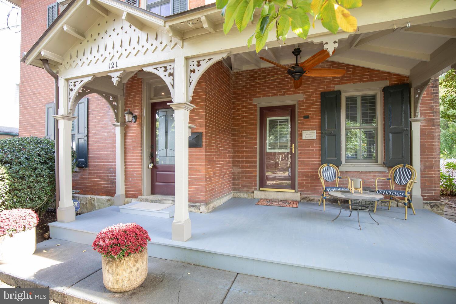 121 Cottage Street Doylestown, PA 18901 - Photo 2 of 46 a front view of a house with outdoor seating