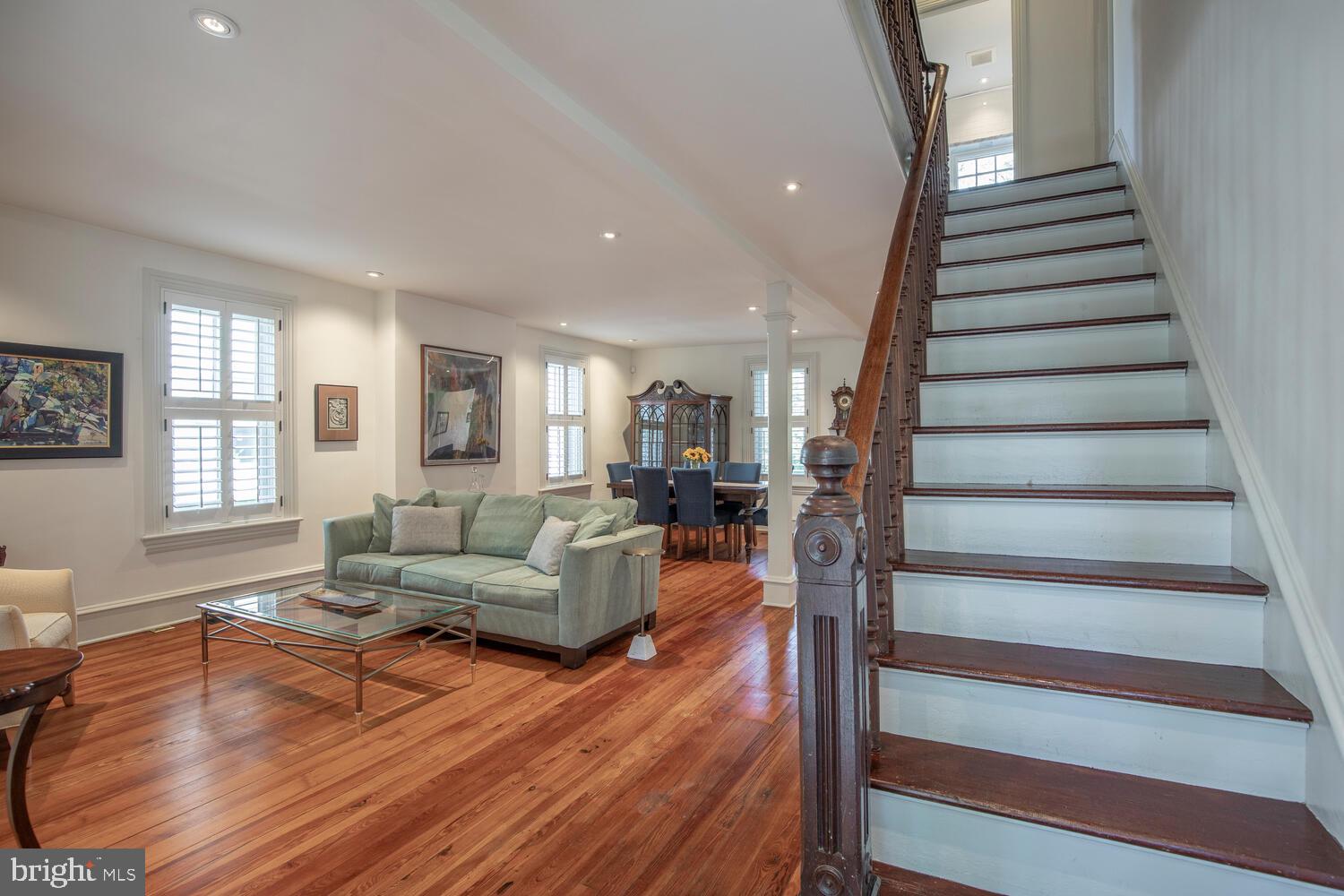 121 Cottage Street Doylestown, PA 18901 - Photo 24 of 46 a living room with furniture and a wooden floor