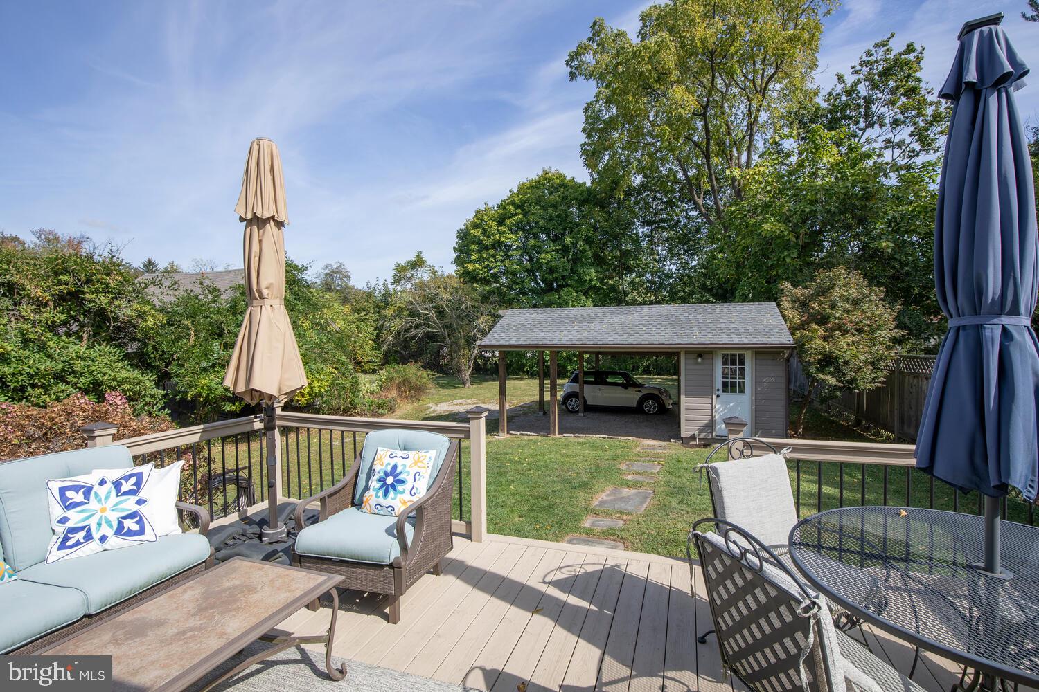 121 Cottage Street Doylestown, PA 18901 - Photo 37 of 46 a view of a patio with a table chairs and a table