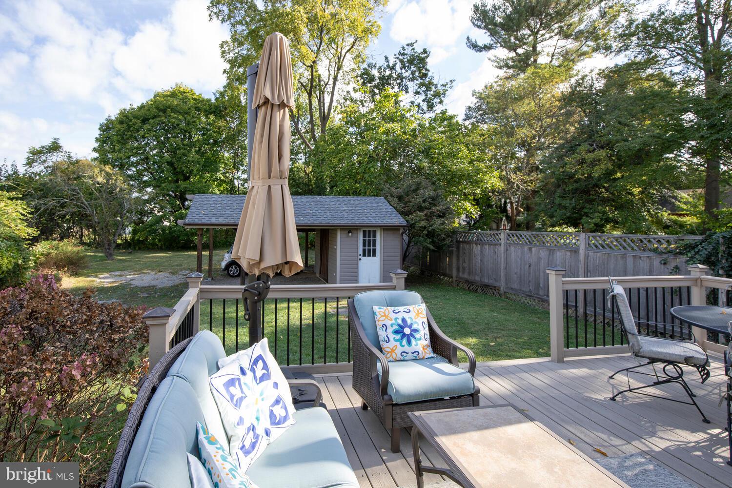 121 Cottage Street Doylestown, PA 18901 - Photo 39 of 46 a view of backyard with furniture and garden