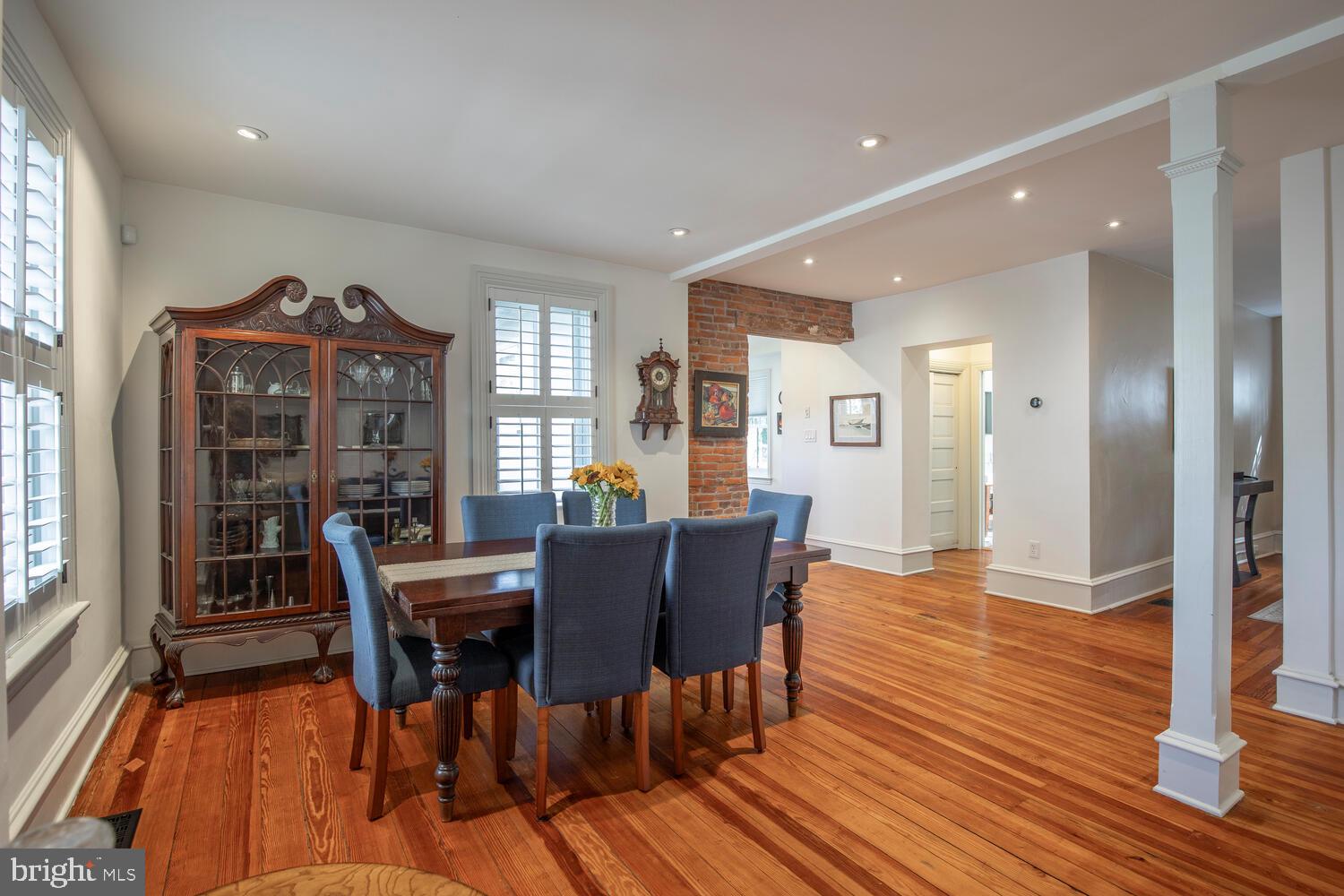 121 Cottage Street Doylestown, PA 18901 - Photo 6 of 46 a view of a dining room with furniture window and wooden floor