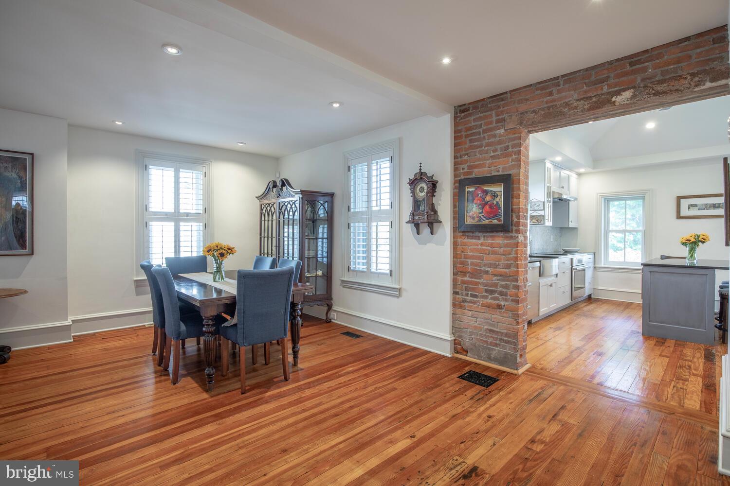 121 Cottage Street Doylestown, PA 18901 - Photo 7 of 46 a view of a dining room with furniture and wooden floor
