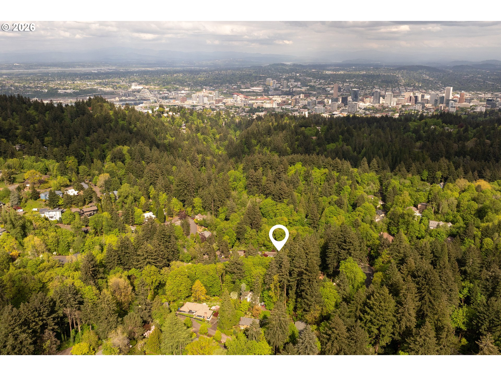 4520 Northwest Barnes Road Portland, OR 97210 - Photo 45 of 48 Drone View/UAV