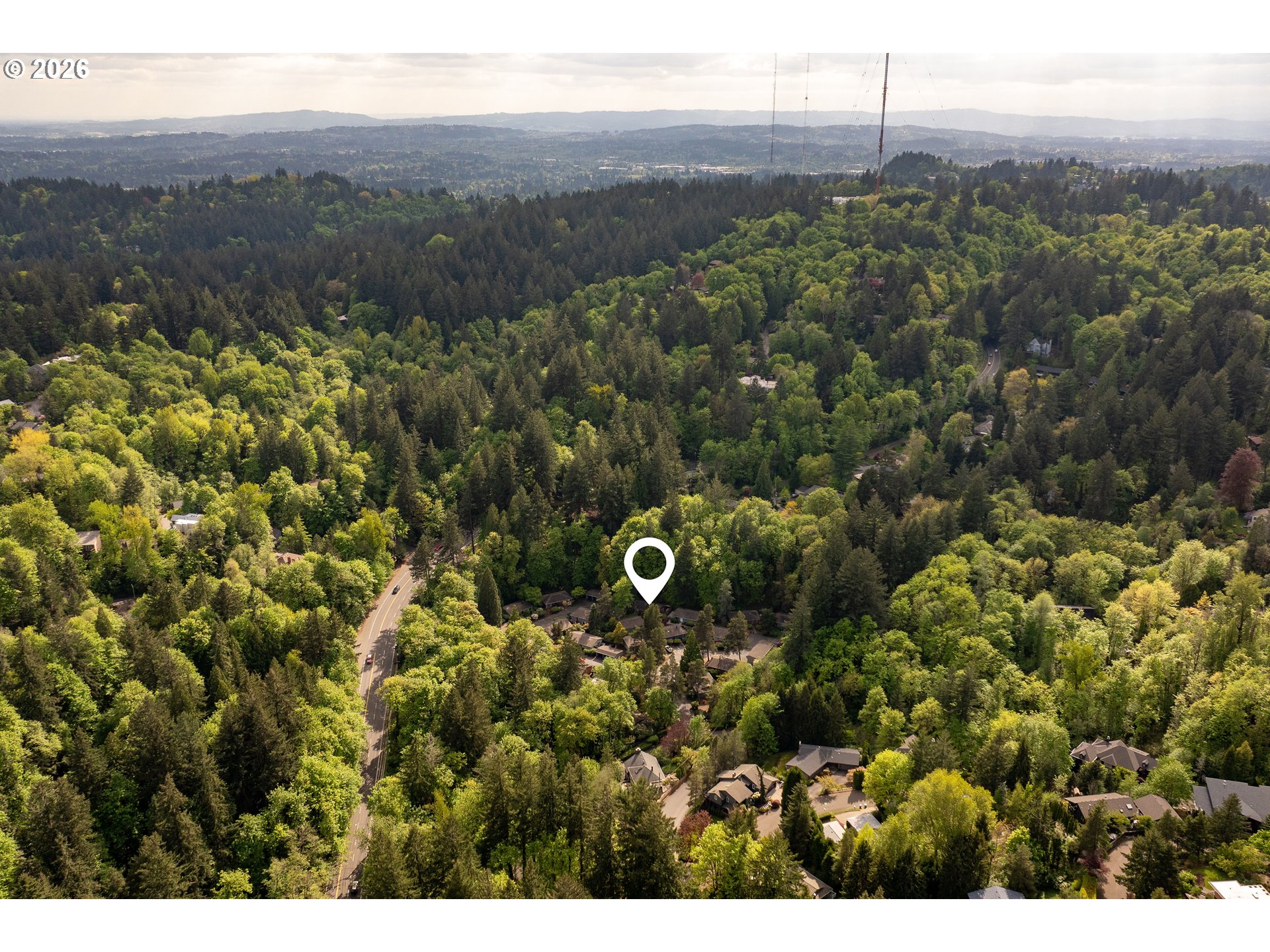 4520 Northwest Barnes Road Portland, OR 97210 - Photo 46 of 48 Drone View/UAV