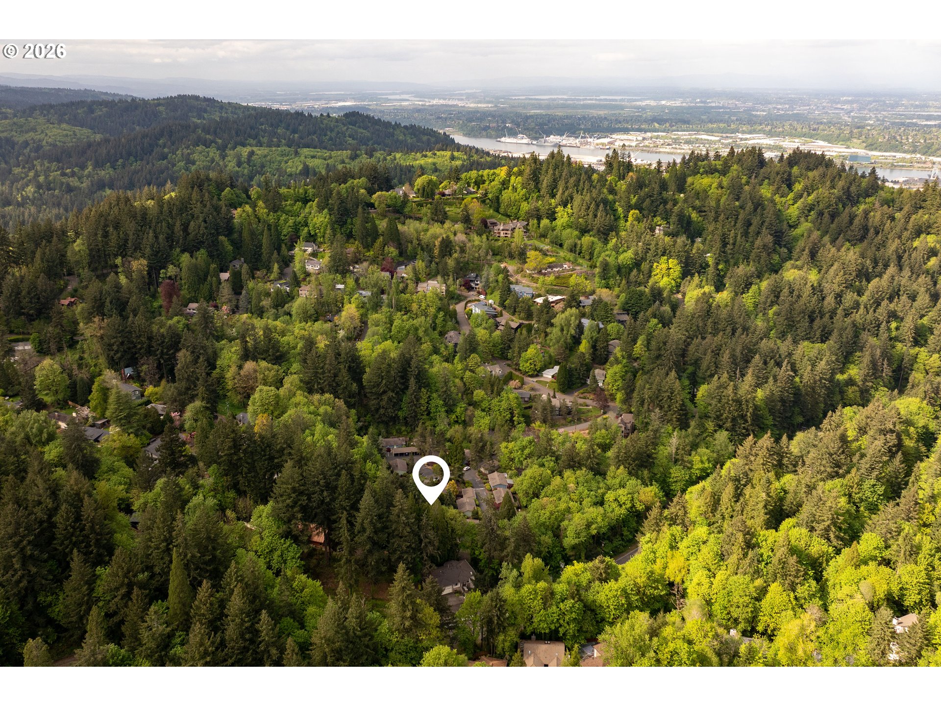 4520 Northwest Barnes Road Portland, OR 97210 - Photo 47 of 48 Drone View/UAV